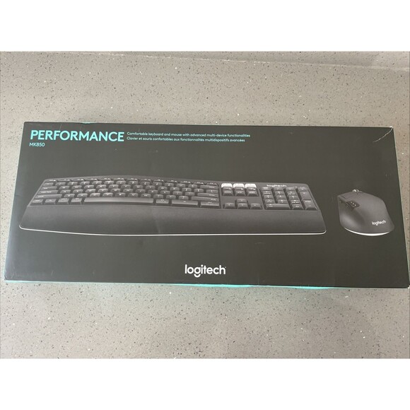 Logitech MK850 Performance Wireless Keyboard K850 Mouse M720 comes in box - Picture 1 of 13